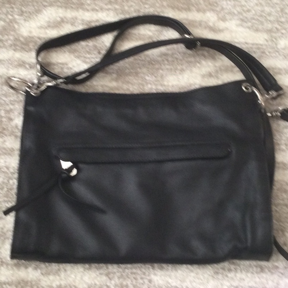 Joelle Hawkens leather bag-NWOT-Black - Picture 3 of 5